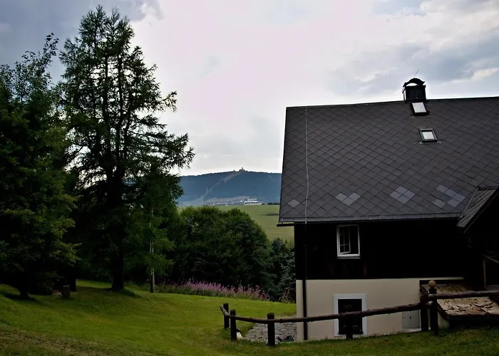 Chaloupka Slamenka Loučná pod Klínovcem